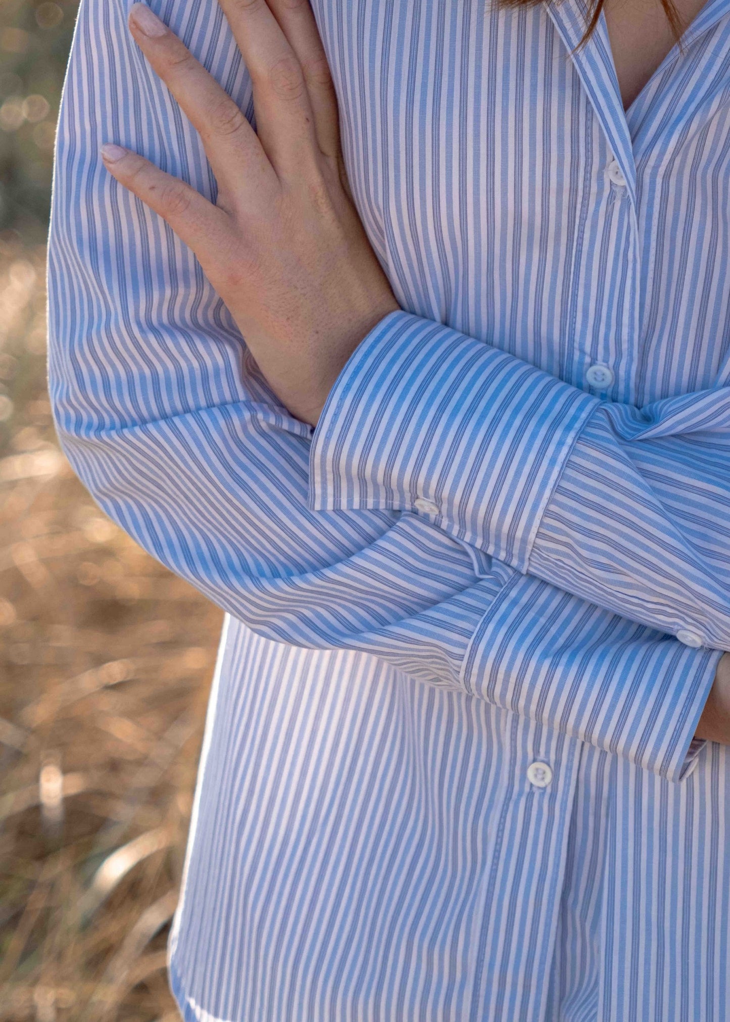 Close_up_on_the_susie_shirt_blue_striped_button_up_boyfriend_shirt_